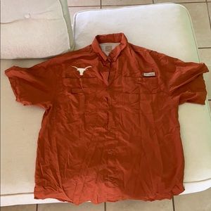 Texas Longhorns Columbia Fishing Shirt